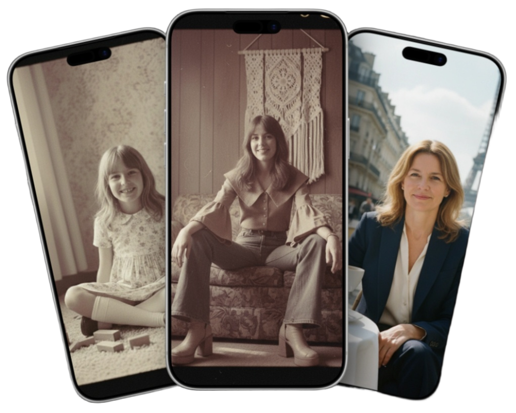 Upload photos into timeline